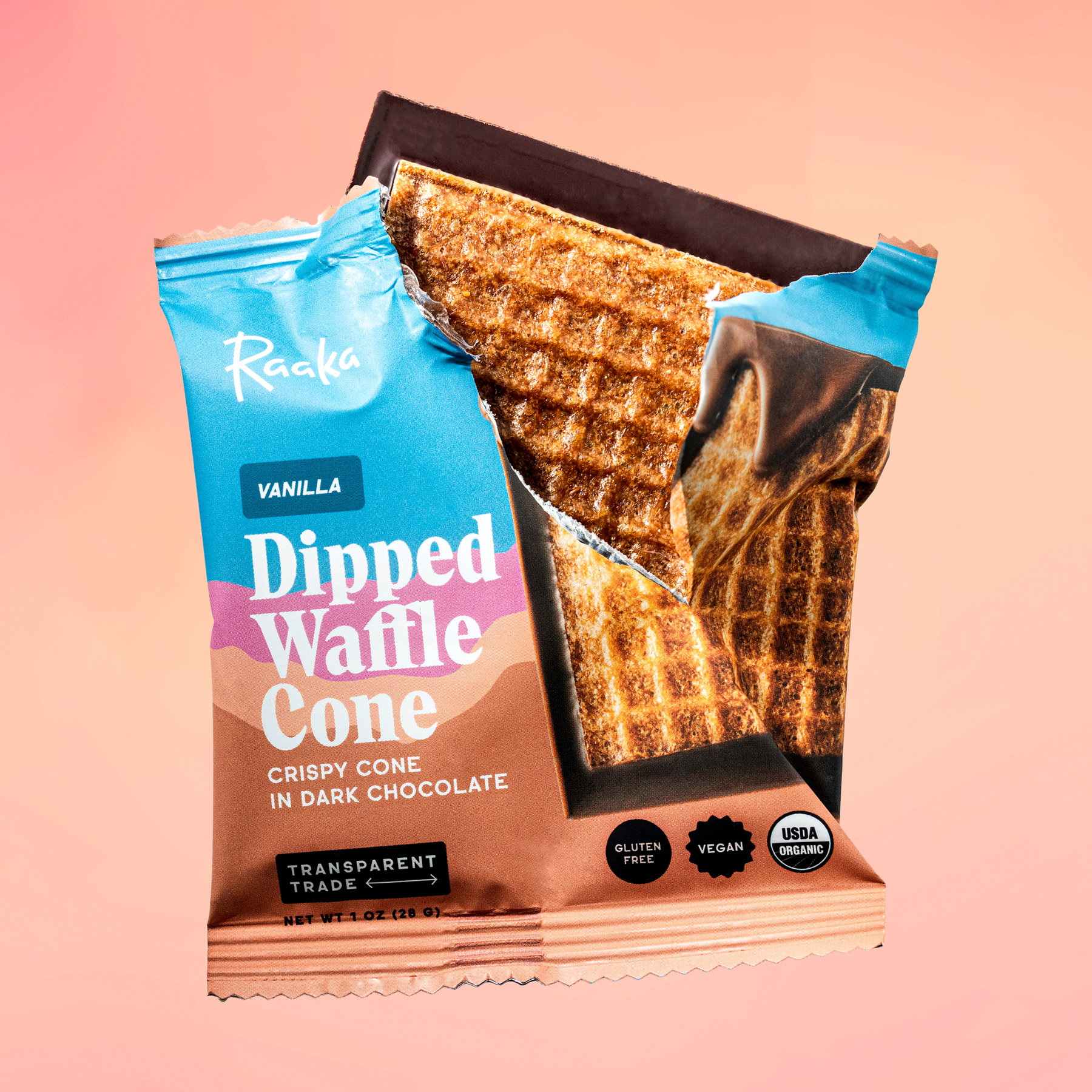 Vanilla Dipped Waffle Cone - Calm Complete Cone Assortment